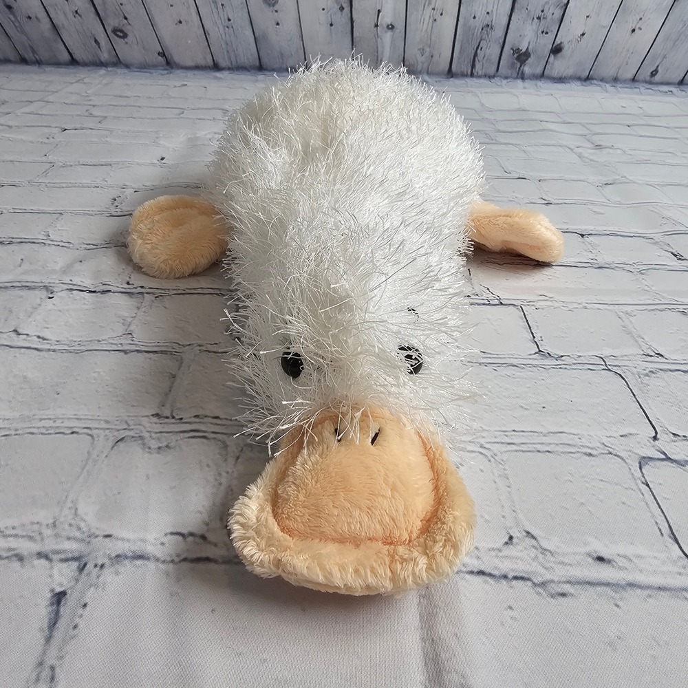 Ganz Webkinz Googles Platypus‎ White Peach Plush Retired NO CODE